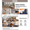 Super stretch sofa cover Sofa Covers 1/2/3/4 Seater Sofa ProtectorNon Slip Soft Couch Sofa Cover Washable Furniture Protector Sofa Cover with 1 P