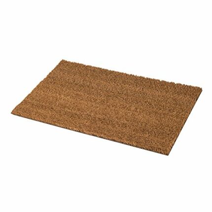 350mm x 600mm PVC HEAVY DUTY Door Mat - Back Tufted Natural (Brown) - Indoor & Outdoor Rated Shoe Boot Cleaning Non-Slip Floor Matt - Flooring Di