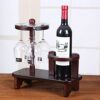 PIBM Stylish Simplicity Wooden Wine Rack Wine Glass Holder Wine Shelf Wooden Wine Rack Wine Bottle Shelf Hanging Wooden Cup Holder Beautiful and