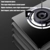 Wgwioo Gas Cooktop, Tempered Glass Gas Cooktop, 2 Burners Gas Stoves Cooktop with Thermocouple Protection, Built in Gas Stove,Natural gas