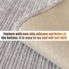 Topchances Chenille Sofa Slipcovers 1/2/3/4 Seater,Non Slip Sofa Cover for Dogs All-Seasons Sofa Wrap with Non-Slip Silicone Particles Apply to L