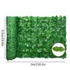 whiteswan Trellis Panel, Artificial Ivy Privacy Fence Screen, Hedges and Faux Ivy, Garden Screening Panel Vine Leaf Decoration, for Outdoor, Gard