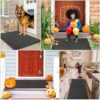 BLADO Washable Door Mats Indoor & Outdoor - Non-Slippery Heavy Duty Doormats Indoor - Stylish & Large Rubber Door Mat - Perfect Dust Grabbing Out