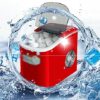 XYZMDJ Ice Machine Commercial Milk Tea Shop Home Small Automatic Ice Machine Large Capacity Ice Maker