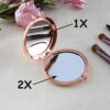 Cawnefil 65th Birthday Gifts for Women Rose Gold Compact Makeup Mirror Happy 65 Birthday Gift Ideas for Women 65th Birthday Gift for Aunt Mom Gra