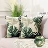 Waterproof Cushion Covers Green Plants Outdoor Cushions 45x45 CM Sofa Covers Pillowcase Double Sided Monstera Leaves Tropical Pillows for Bedroom