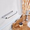 Aothpher 30cm Wall Mounted Brass Bathroom Towel Bars,Polished Chrome Finished Lavatory Towel Rack