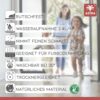 ASTRA Washable Cotton Doormat - Absorbent Entra Doormat - Non-Slip Mat - (60 x 75 cm - Anthracite)