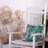 3E Home Cushion Covers Waterproof 18x18 Inch Set of 2 Decorative Outdoor Throw Pillow Covers Furniture Pillowcases for Garden Patio Balcony Bench