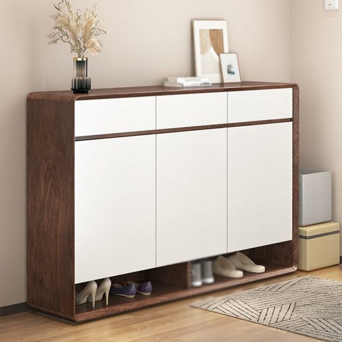 JYDQM Shoe Cabinet Entry Partition Cabinet Light Luxury Foyer Storage Shoe Cabinet (Color : D, Size : 120 * 35 * 100CM)