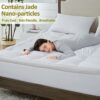 TopTopper Mattress Topper Twin XL, Cooling Mattress Pad Cover for Hot Sleepers, Extra Thick 5D Snow Down Alternative Overfilled Plush Pillow Top