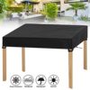 WMLBK Garden Table Cover, Patio Table Top Furniture Cover Table, Windproof Waterproof Proof Patio, 600D Oxford Fabric Rip Cover for Outdoor/Indoo