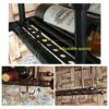 Ceiling Retro Stylish Simplicity Wine Rack Simple Creative Metal Iron Decorative Wine Glass Holder Adjustable Height Restaurant Kitchen Bar Float