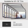 TV Wall Bracket Mount Swivel FORGING MOUNT Adjustable Sliding Moveable Full Motion TV Mount Extendable Tilt Heavy Duty TV Bracket for 37-75 inch