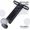 Btowin VCF 8-9 Inch / 20-22.5cm Adjustable Metal Bed Frame Support Legs, 4Pcs T-Shaped Heavy Duty Adjustable Height Center Support Leg for Steel