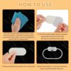 WLLHYF Self Adhesive Towel Ring Stainless Steel Hand Towel Holder Rustproof Bathroom Towel Holder No Drilling Towel Ring Towel Rack for Bathroom