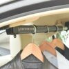 ALREMO HUANGXING - Car Telescopic Clothes Hanger Bar, Car Clothes Rod Bar, Heavy Duty Non Slip Rubber Clothes Bar for Travel, 89.5 151Cm,1Pcs