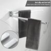 BGL Chrome Swivel Towel Rail,Stainless Steel Bathroon Kitchen Wall Mounted Towel Rack Holder with 2 Swivel Bars