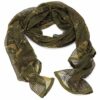 ALREMO HUANGXING - Camouflage Netting, Tactical Mesh Net Camo Scarf Sniper Veil Scarf, Big Eye Net Camouflage Your Neck, Face & Head for Wargame,
