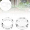 WLLHYF Patio Table Umbrella Hole Ring Plug and Cap Set Silicone Transparent Umbrella Hole Ring with Cap for Glass Outdoors Patio Table Deck Yard