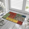 Wash&Dry Door Mat, Colourful, 75 x 50 x 0.7 cm