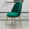 dining chair Kitchen Dining Room Furniture Chairs Simple Design Velvet Dining Chair With Backrest Sturdy Metal Legs For Office Lounge Dining Kitc