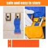 Plastic Scraper with 20PCS Plastic Razor Blade, Window Scrapers Ceramic Glass Scraper Tool, Sticky Remover for Removing Lable, Glue, Decal in The