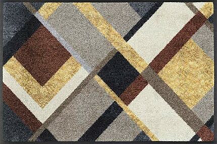 Wash+Dry Door mat, 100% Polyamide, Multicoloured, 50 x 75 cm