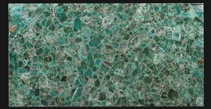 Gifts And Artefacts 24 x 48 Inches Epoxy Art Kitchen Table Top Green Fluorite Rectangle Shape Marble Dining Table for Home Furniture Decor