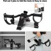 EVOLVE Foldable Mini Pedal Exercise Bike for Home/Office Workout Pedal Exerciser with LCD Display, Adjustable Resistance, Under Desk Bike, Exerci