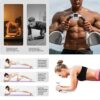 DRZHEAM Plank Trainer with Timing, Multifunctional Abdominal Muscle core Training Device,Push-up Fitness Board, Plank Support Trainer, Home Fitne