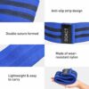 DOACT Resistance Hip Band for Women and Men, Non-Slip Elastic Pilates Exercise Band Set for Legs and Glutes Strength, Squat Booty Builder in Gym