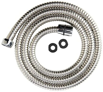 Bristan HOS 150CN01 C Cone to Nut Std Bore Shower Hose, Chrome, 1.5m