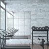 VASUHOME Glass Full Length Wall Mirror Tiles - 12x10 Inch - 4PCS, Frameless Gym Mirrors for Home Gym, Full Body Mirror Tiles for Bedroom, Living