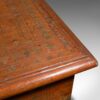 Vintage Campaign Chest, Anglo Indian, Teak, Brass, Inlay, Coffee Table, Art Deco