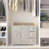 YITAHOME Chest of Drawers, Non-Woven Fabric 7-Drawer Storage Organizer Unit for Bedroom Living Room Closet, Sturdy Steel Frame, Easy Pull Fabric