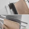 XHALERY Towel Rack Rotatable Telescopic Hand Towel Holder 3 Arms Aluminium Look Towel Rail,Wall-Mounted Bathroom Kitchen(Color:Black)