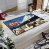 wash+dry Alpine Mood Doormat 50 x 75 cm Washable for Indoor and Outdoor Use