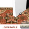 Collive Washable Indoor Door mat, Non Slip Retro Entryway Rug 20" x 32" Doormat Quick Absorbent Entrance Rug Distressed Front Door Mat, Welcome M