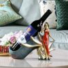DINGZZ Wine rack kitchen bar wine cabinet storage rack resin practical sculpture wine rack ornaments