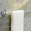 Towel Rail Self Adhesive Towel Rack Wall Mounted No Drill Towel Holder Anti-rust Zinc Alloy/Acrylic For Bathroom Balcony,golden C,60cm