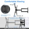 TV Wall Mount Bracket Swivel Tilt for Most 14-60 Inches LED LCD Plasma Screen Monitor, VESA 400x400mm, with Full Motion Articulating 15" Extensio