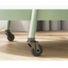 BHVXW Living Room Sofa Side Home Balcony Movable Small Push Kitchen Storage Rack (Color : Argento, Size : 62.5CM*60CM)