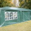 Airwave 3m x 9m Party Tent Marquee with Side Panels, 3 Windbars Included, Church Style Windows, Ideal for Large Outdoor Spaces, Perfect for Short