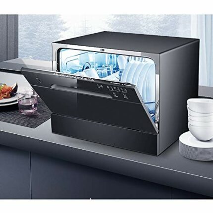ZLXDP Dishwasher Household Automatic Embedded 6 Sets of Small Independent Desktop Dishwashing Device Portable Mini Power and Water Saving