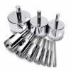 Tile Hole Cutter Set, (10 Pcs Tile Hole Saw), Diamond Drill Bit, Diamond Hole Saw (Remover Tools for Glass, Porcelain, Ceramic, Granite Stone) 4-