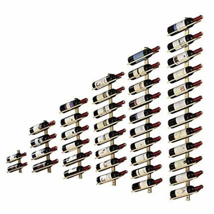 NEOCHY Wine Rack Modern Wall-Mounted Storage Rack Kitchen Kitchen Decorative Display Display Modern Wall-Mounted Wine Bottle Rack Display