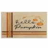 Bayson Autumn Door Mat Hello Autumn Indoor Front Doormat Non-Slip Patio Entrance Mat Durable Natural Rubber Easy Clean Patio Entrance Mat 17x30In