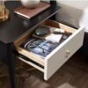 CZDYUF Solid Wood Bedside Bedroom Small Apartment Storage Mini Storage Cabinet-54 * 39 * 58cm