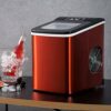 XYZMDJ Ice Maker Household Portable Electric Three Thickness Bullet Round Ice Making Machine For Coffee Bar Home Business